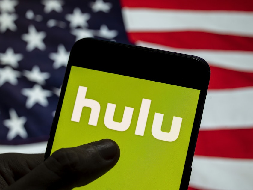 caption: Streaming service Hulu is now allowing political ad buyers to address issues like abortion rights and gun control.