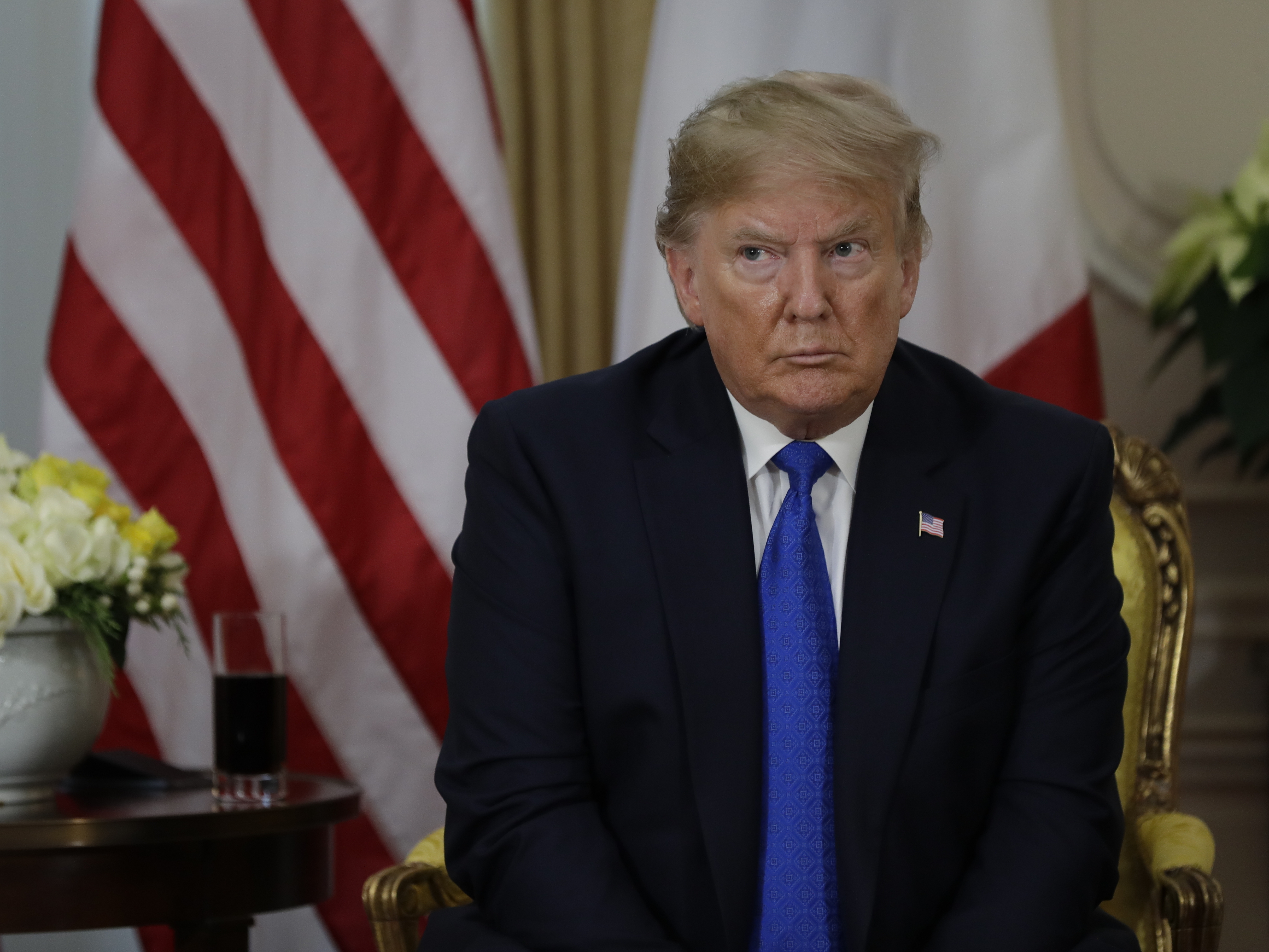 caption: President Trump's remarks sent the stock market tumbling on Tuesday morning, as investors grappled to recalibrate to the suggestion that a trade deal with China could be a year away.