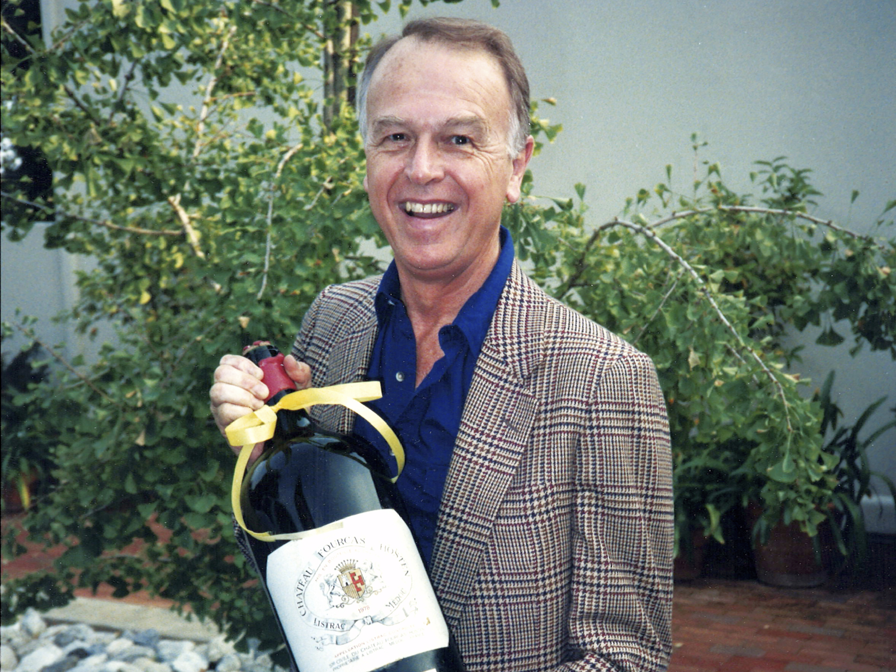 caption: Trader Joe's founder Joe Coulombe, seen around 1985 in Pasadena, Calif., died Friday at the age of 89.
