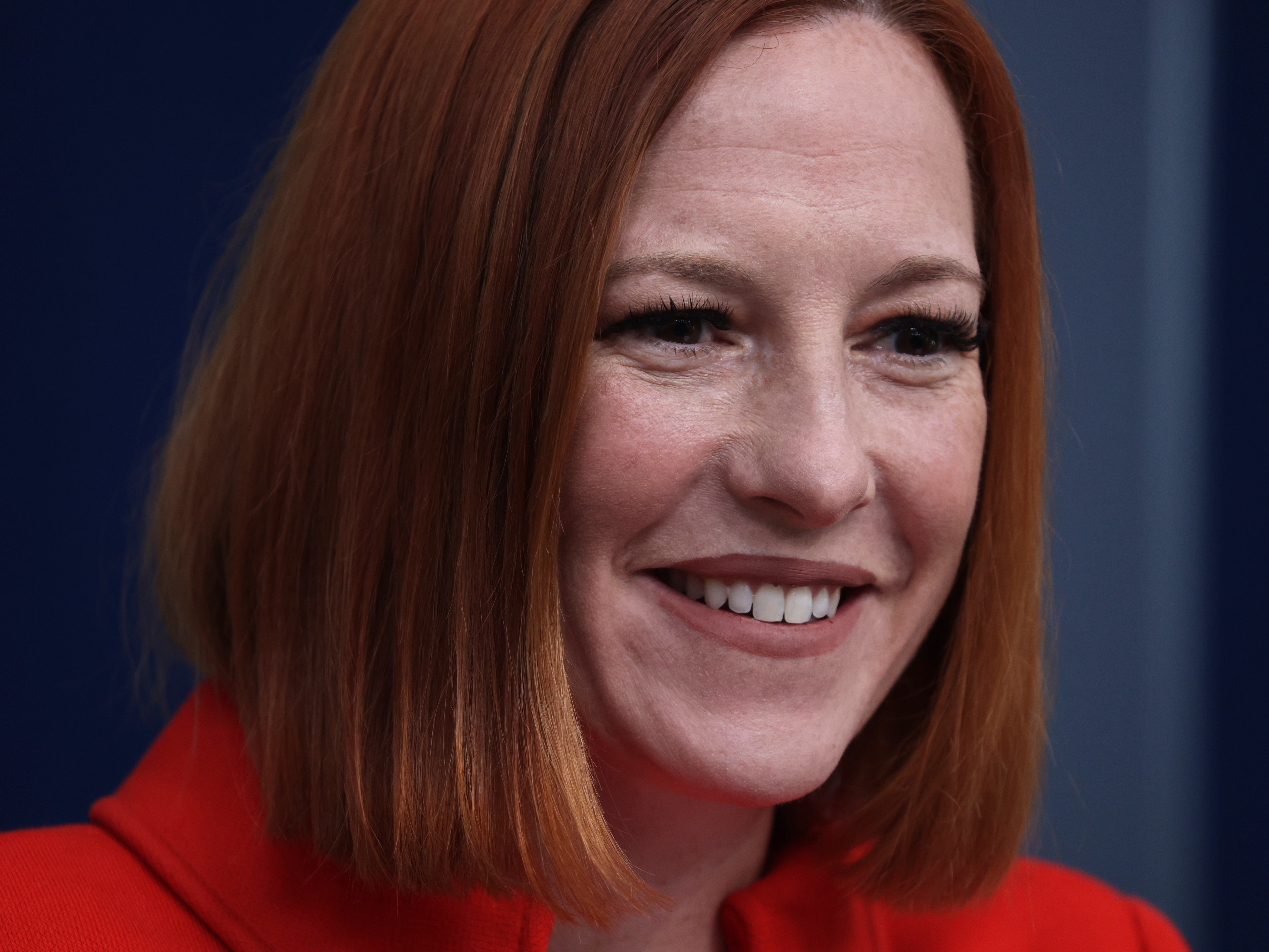 caption: White House press secretary Jen Psaki did not answer the many questions reporters had on Tuesday about when President Biden would interview Supreme Court candidates.