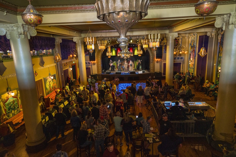 caption: Undated photo from a concert in the Spanish Ballroom at the Elks Temple during Grit City Brewfest, an annual event that began in 2022.