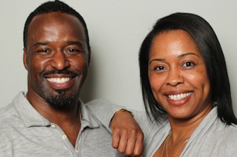 caption: Anderson and Karen Lawson at their StoryCorps recording in Atlanta in 2015.