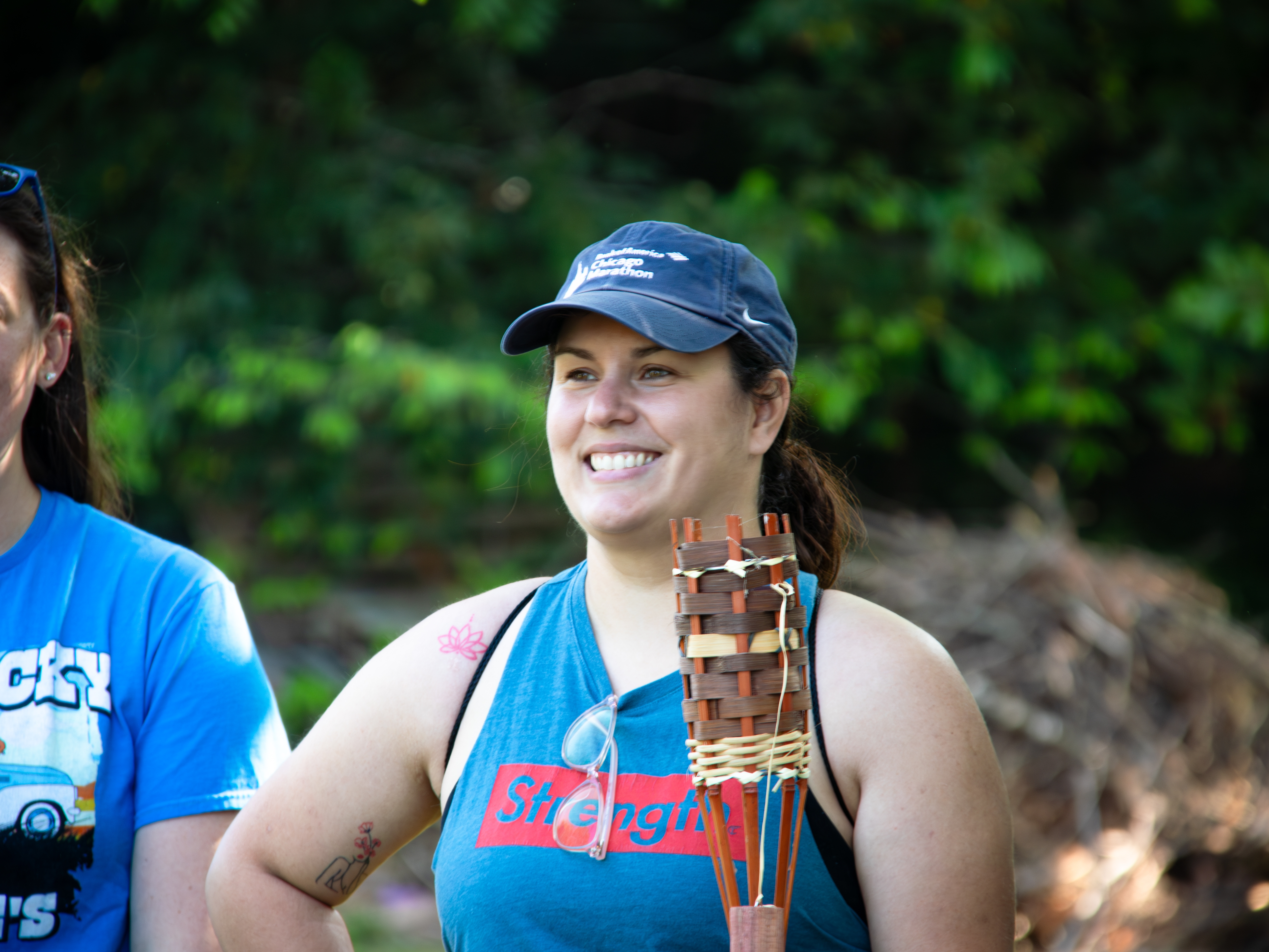 caption:  The author on <em>Surviving Bloomington.</em>