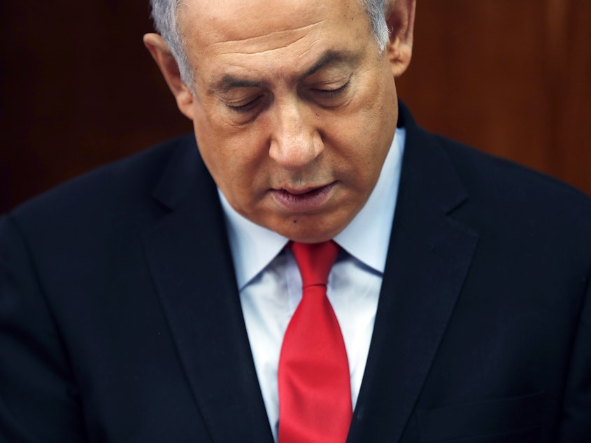 caption: Israeli Prime Minister Benjamin Netanyahu has long denied the allegations, saying they are politically motivated.