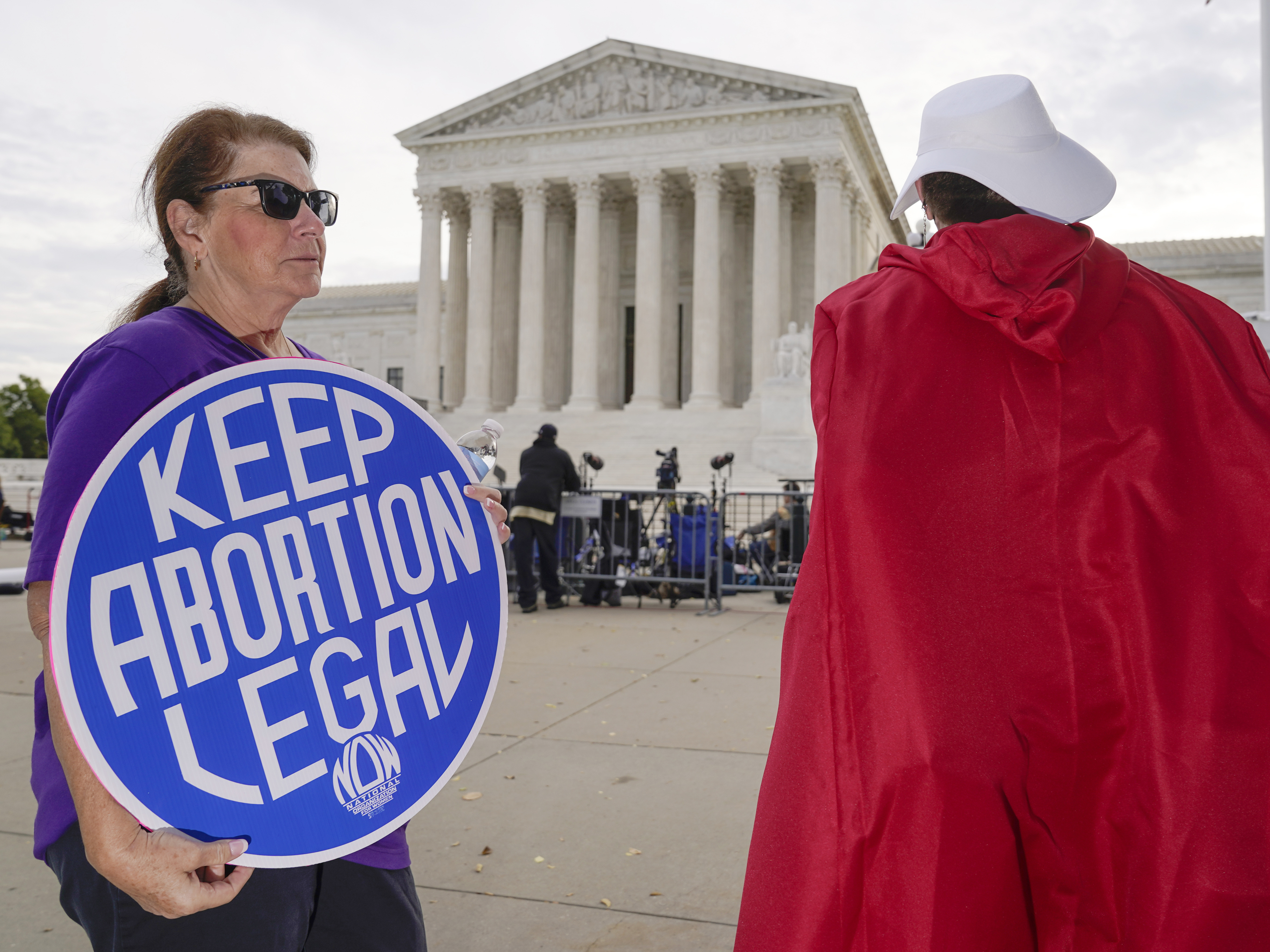 caption: The future of abortion, always a contentious issue, is up at the Supreme Court on Dec. 1. Arguments are planned challenging Roe v. Wade and Planned Parenthood v. Casey, the court's major decisions over the last half-century that guarantee a woman's right to an abortion nationwide.