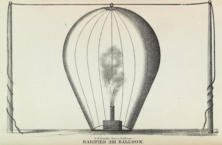 caption: In order to escape a Barbadian plantation, Washington Black takes flight in an untested hot air balloon.