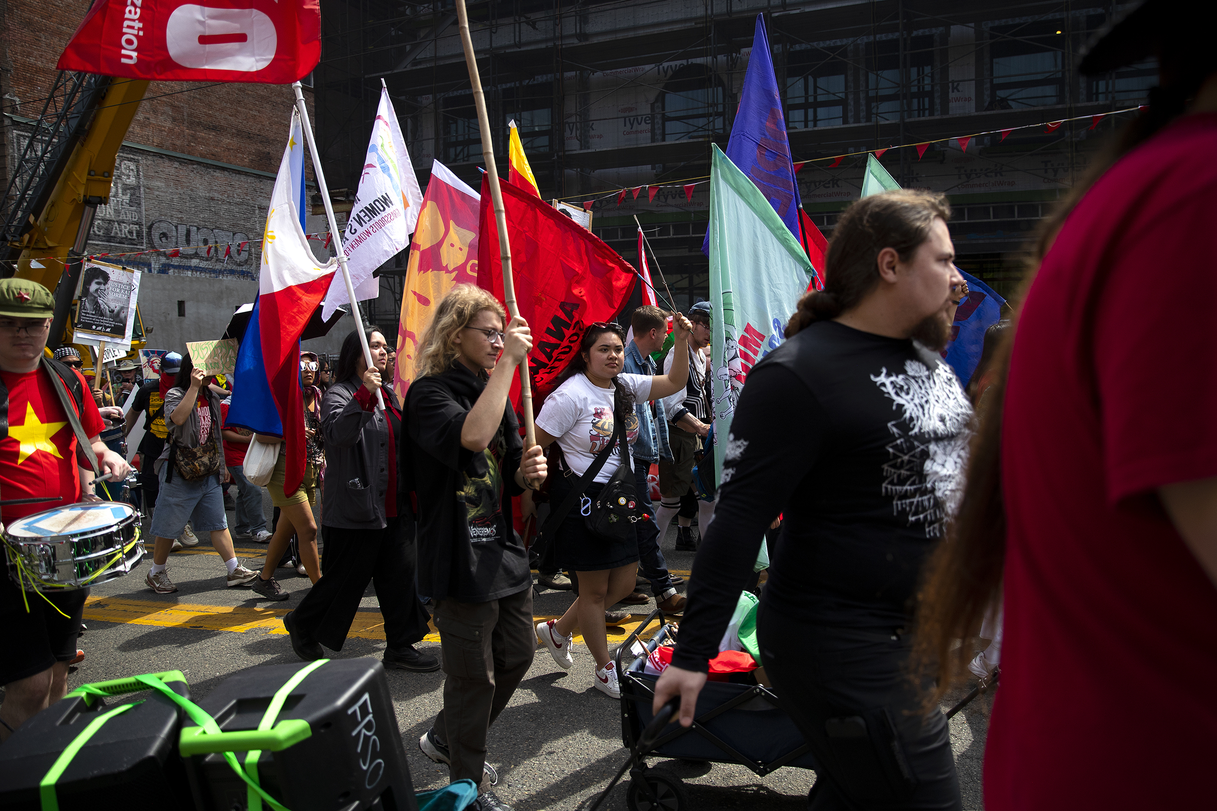 Seattle May Day rally unites labor and migrant groups, and present with past
