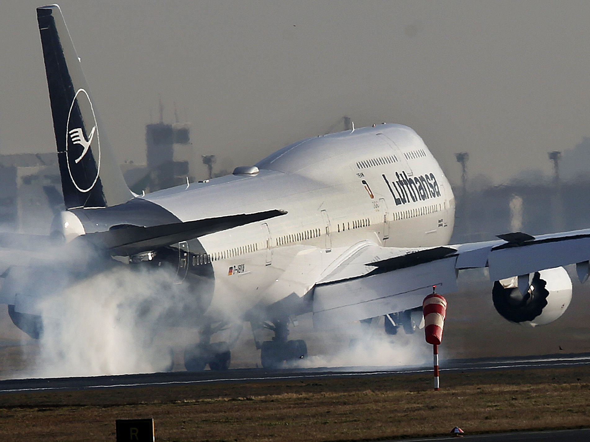 caption: Germany's Lufthansa airline hopes to put the brakes on the practice of "hidden city" ticketing, saying a passenger owes it more than $2,000 because he didn't use part of his round-trip route.