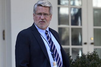 caption: Bill Shine will become a senior adviser to Trump's 2020 re-election campaign. CREDIT: SUSAN WALSH/AP