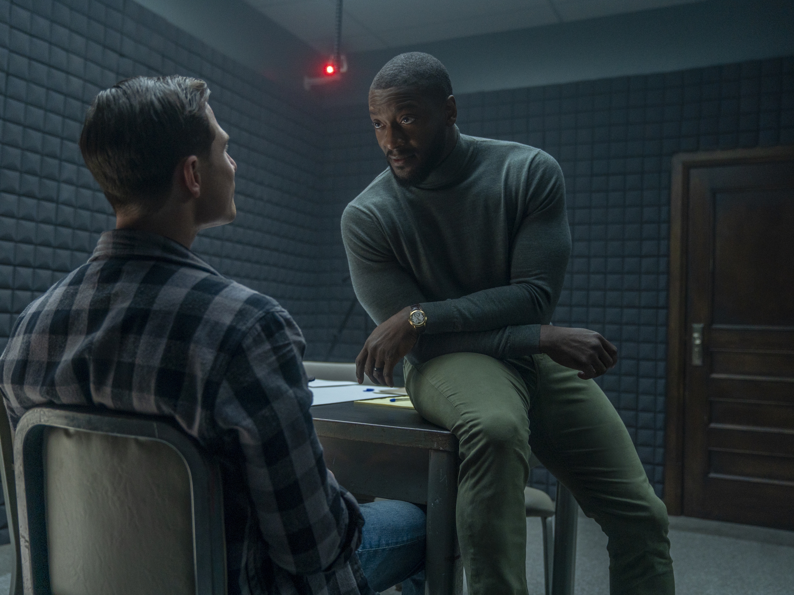 caption: Aldis Hodge as Alex Cross.