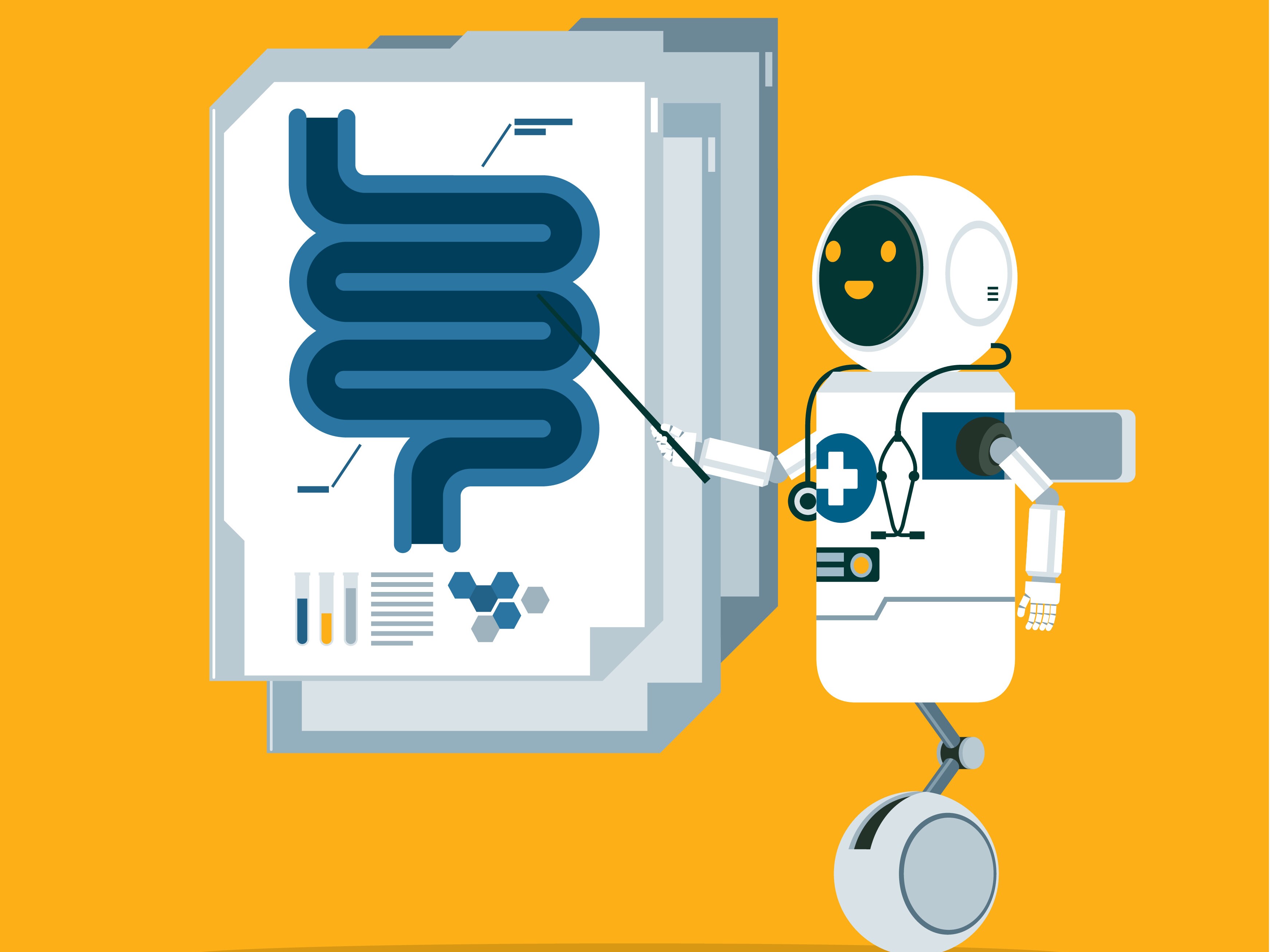 caption: Artificial intelligence has proven effective at helping doctors screen for abnormalities in the colon.