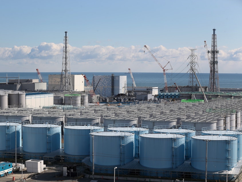 caption: Japan plans to release more than a million tons of nuclear waste water into the Pacific.
