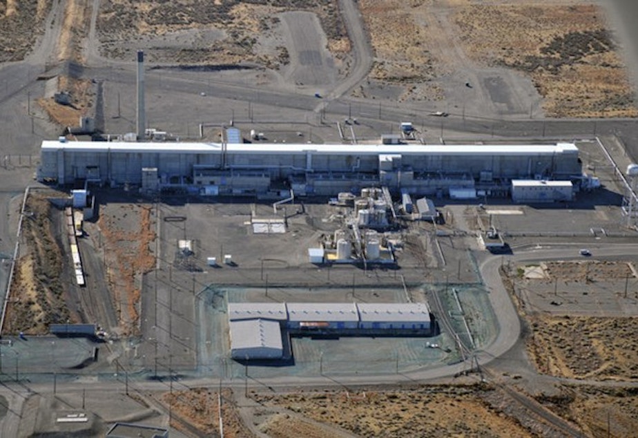 caption: <p>File photo of Plutonium Uranium Extraction Plant where Tuesday's emergency unfolded at the Hanford Site north of Richland, Washington.</p>