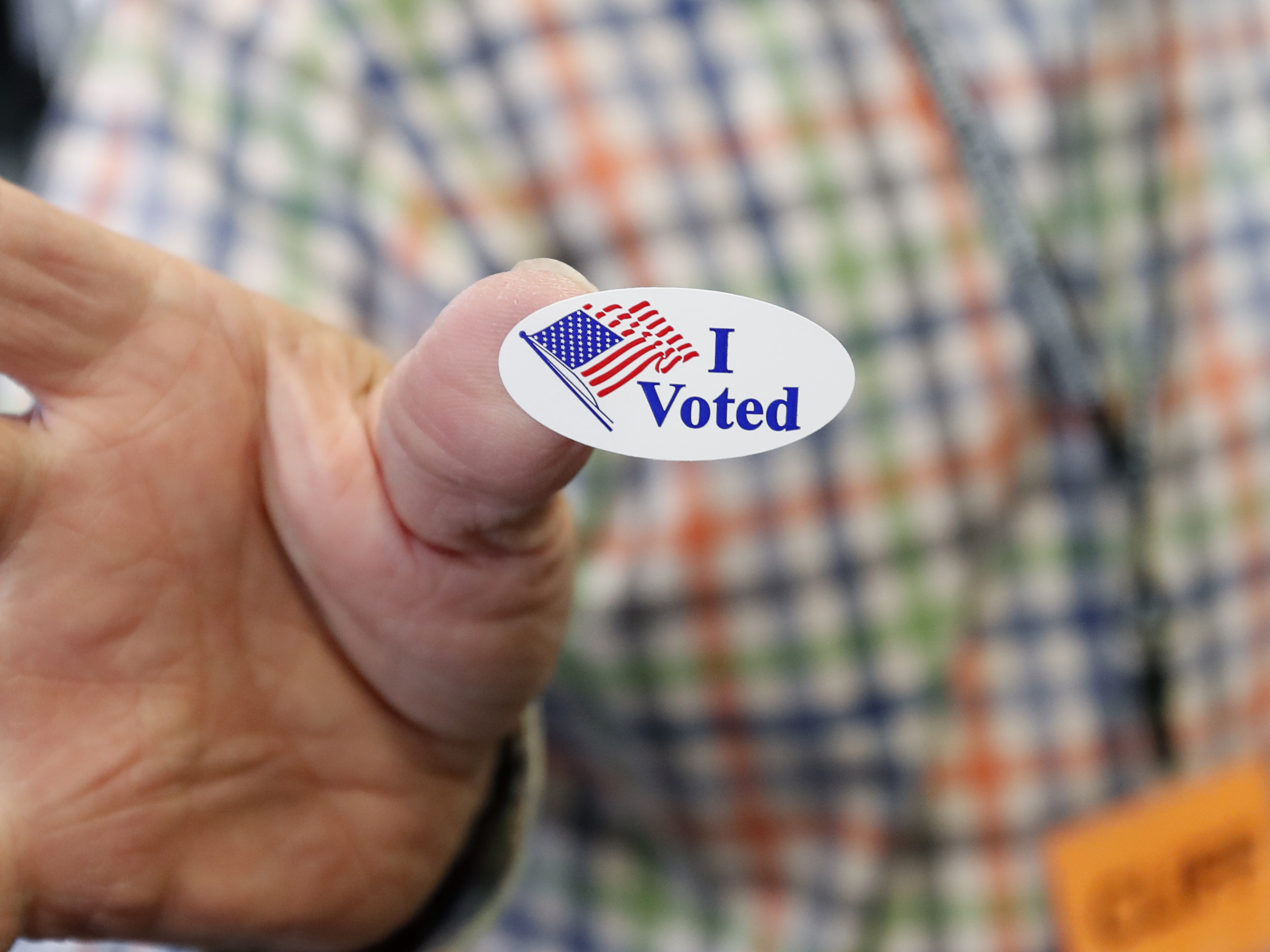 That Viral 'I Voted' Sticker Is the Kind of Election Craziness We Need -  Bloomberg