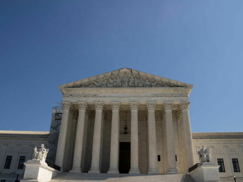 caption: A view of the U.S. Supreme Court Oct. 2.