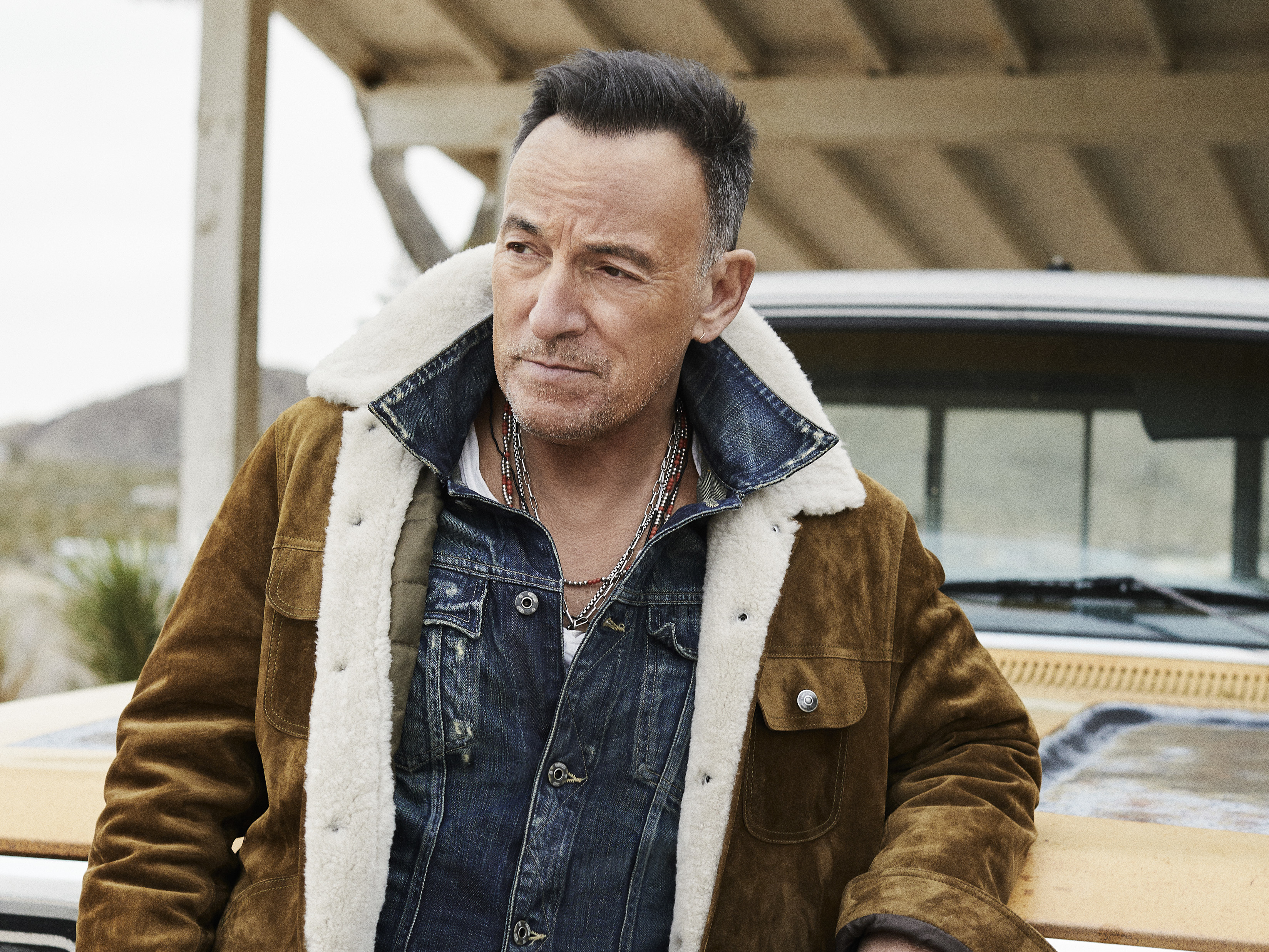 caption: Bruce Springsteen's first new studio album in five years will be called <em>Western Stars.</em>