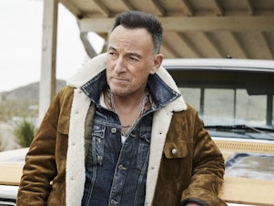 caption: Bruce Springsteen's first new studio album in five years will be called <em>Western Stars.</em>