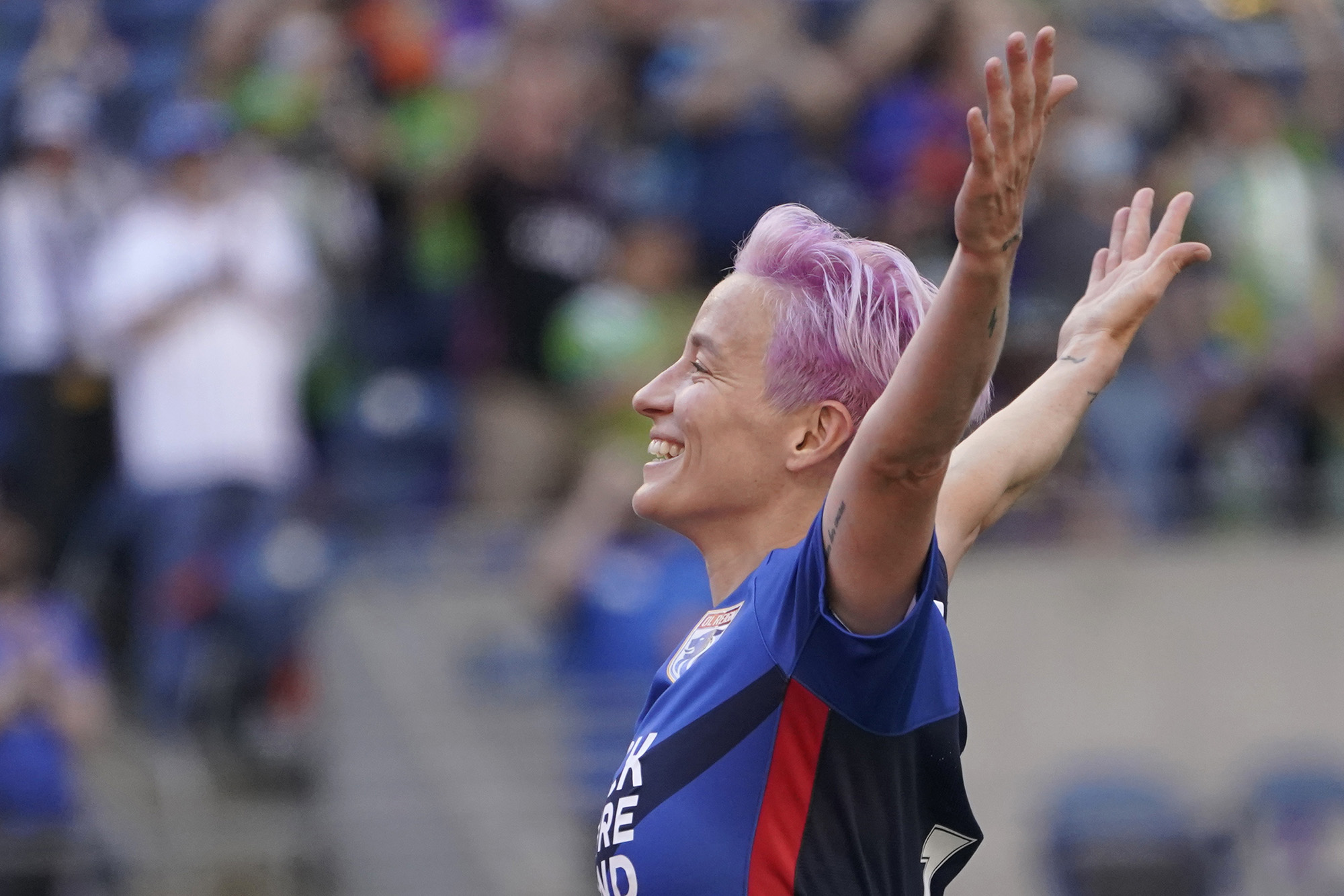 U.S. soccer star Megan Rapinoe announces she'll retire after the