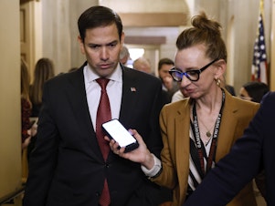 caption: Florida Sen. Marco Rubio and other lawmakers have introduced legislation that would ban TikTok in the U.S. over national security concerns. The U.S. Senate unanimously approved a separate bill that would ban the wildly popular app from devices issued by federal agencies.