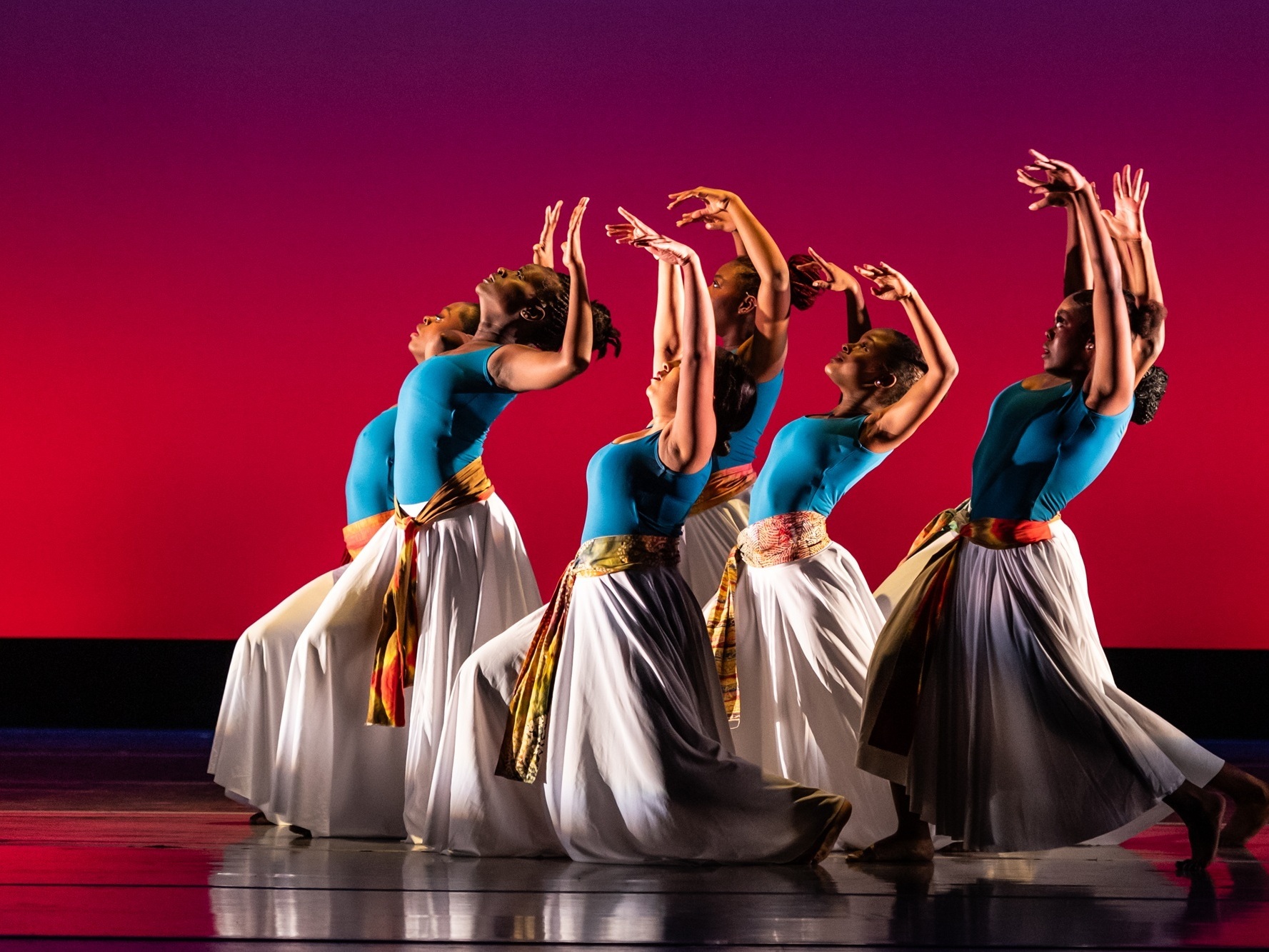 caption: Alabama State University dance students performing at the Alabama Dance Festival in January 2025.