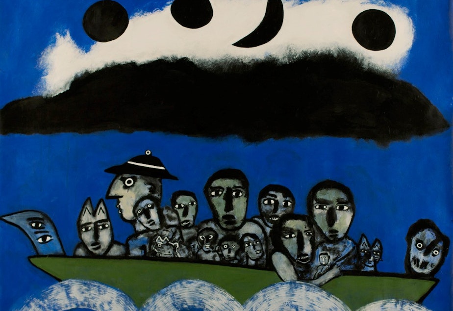 Painting by Joe Max Emminger, courtesy Linda Hodges Gallery, Seattle