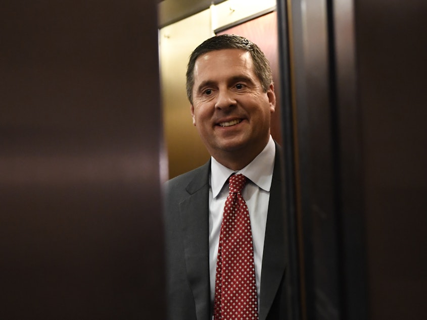 caption: Rep. Devin Nunes, R-Calif. has listed the anonymous whistleblower on a list of witnesses Republicans will like to call as part of the impeachment inquiry.