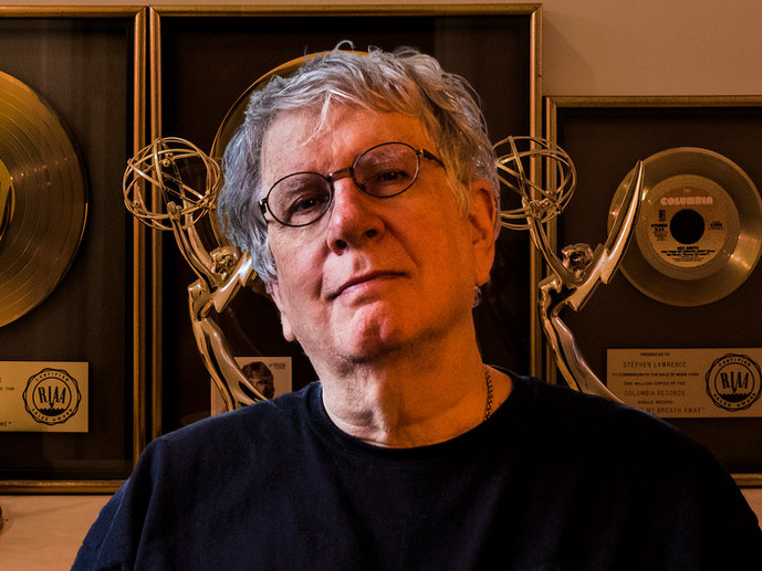 caption: Composer Stephen J. Lawrence