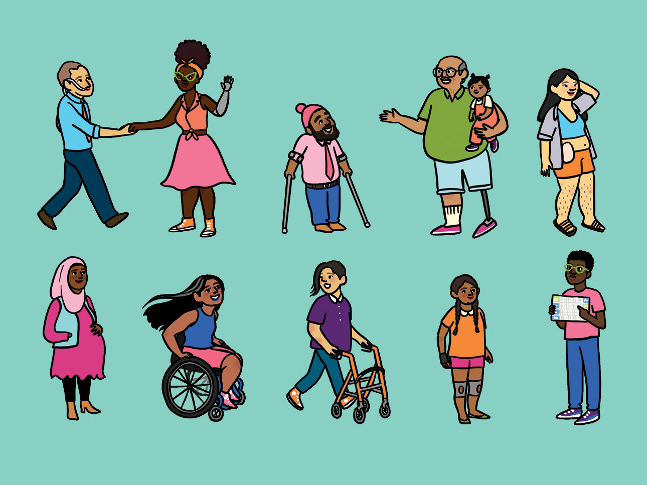 caption: Detail from the cover of <em>Demystifying Disability: What to Know, What to Say, and How to Be an Ally</em> by Emily Ladau.