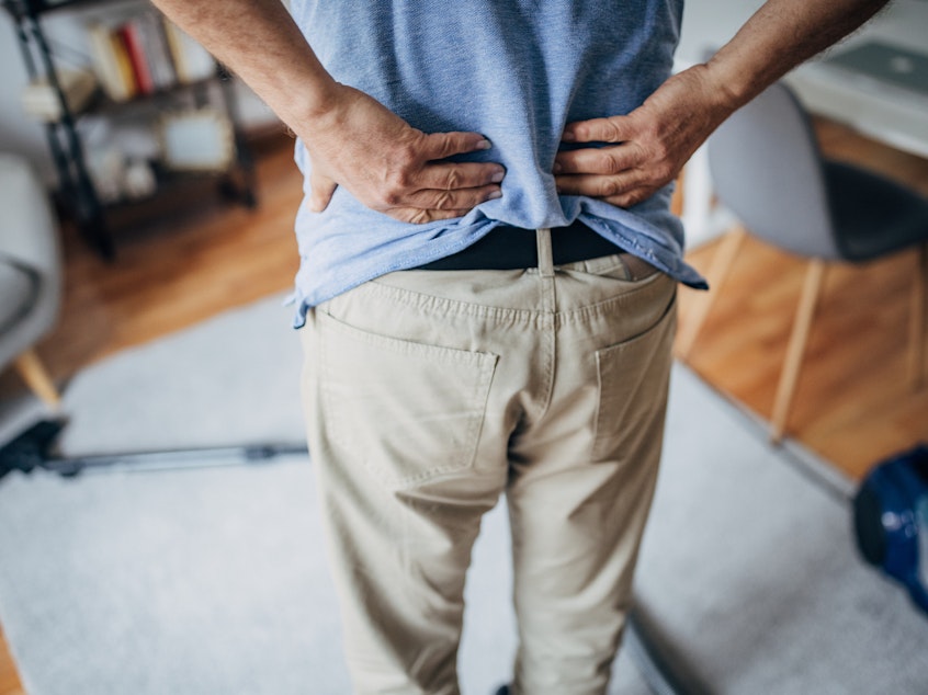 caption: Back and neck pain affect millions of Americans. New research suggests that opioids may not make sense for treating certain kinds of acute back pain.