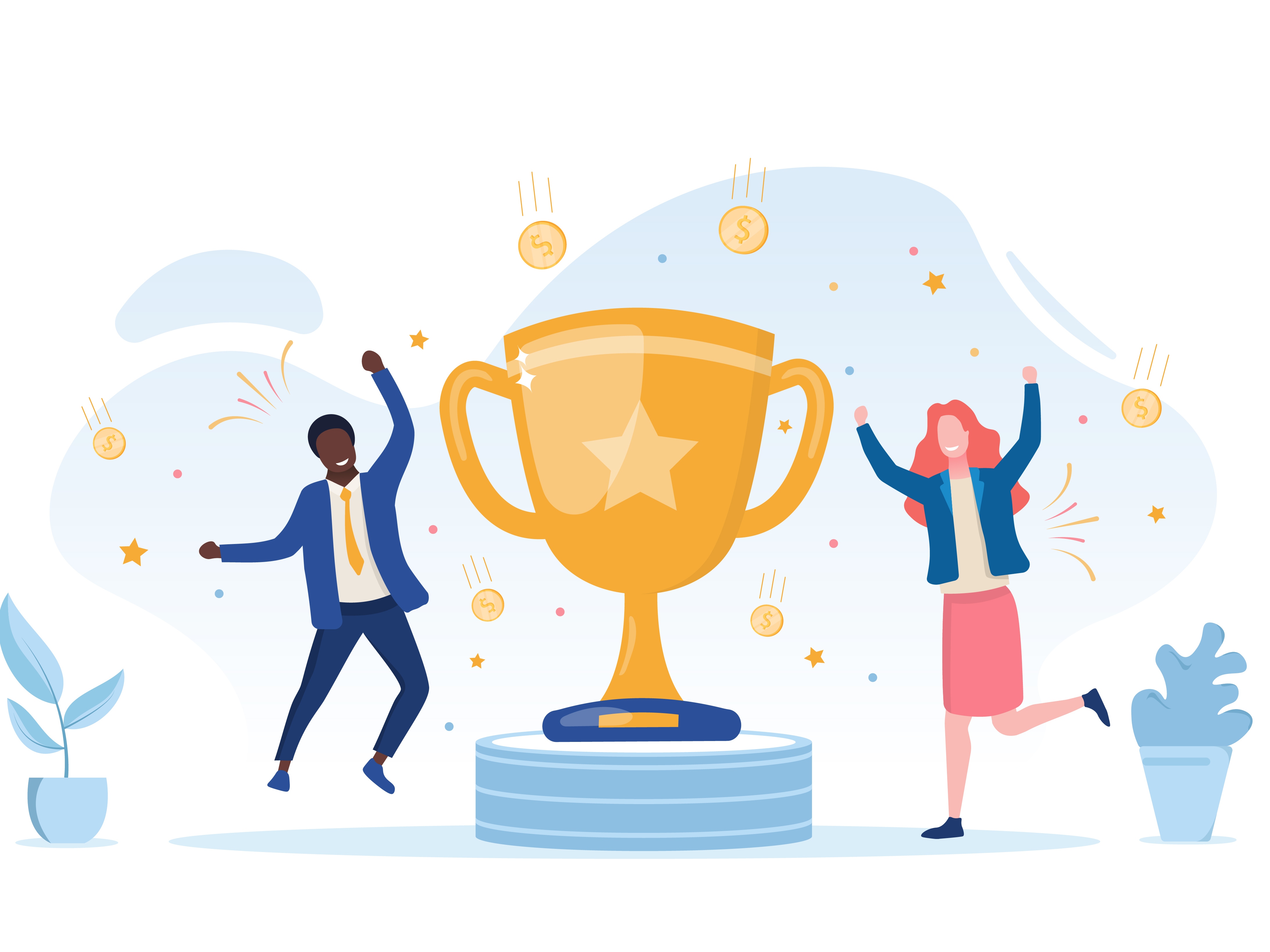 caption: A new report from Gallup and Workhuman finds employees who get meaningful recognition for their work are 45% less likely to leave their jobs.