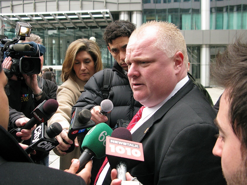 caption: A controversial video with Toronto Mayor Rob Ford surfaces, yet again.