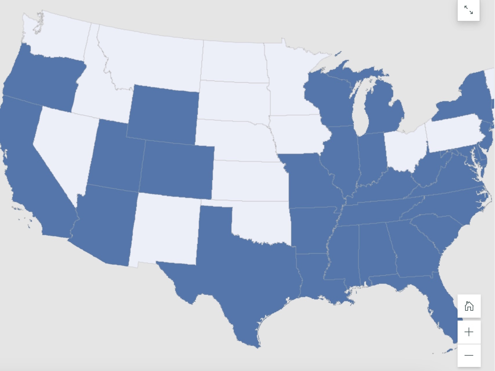 caption: State courts in every state highlighted on this map have cited cases involving enslaved people in the 1980s or later.