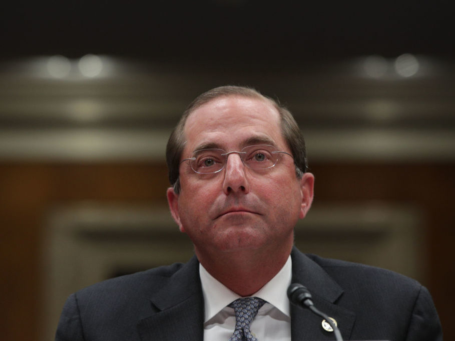 caption: U.S. Health and Human Services Secretary Alex Azar announced his agency will draft new rules intended to require health care companies to disclose their prices.
