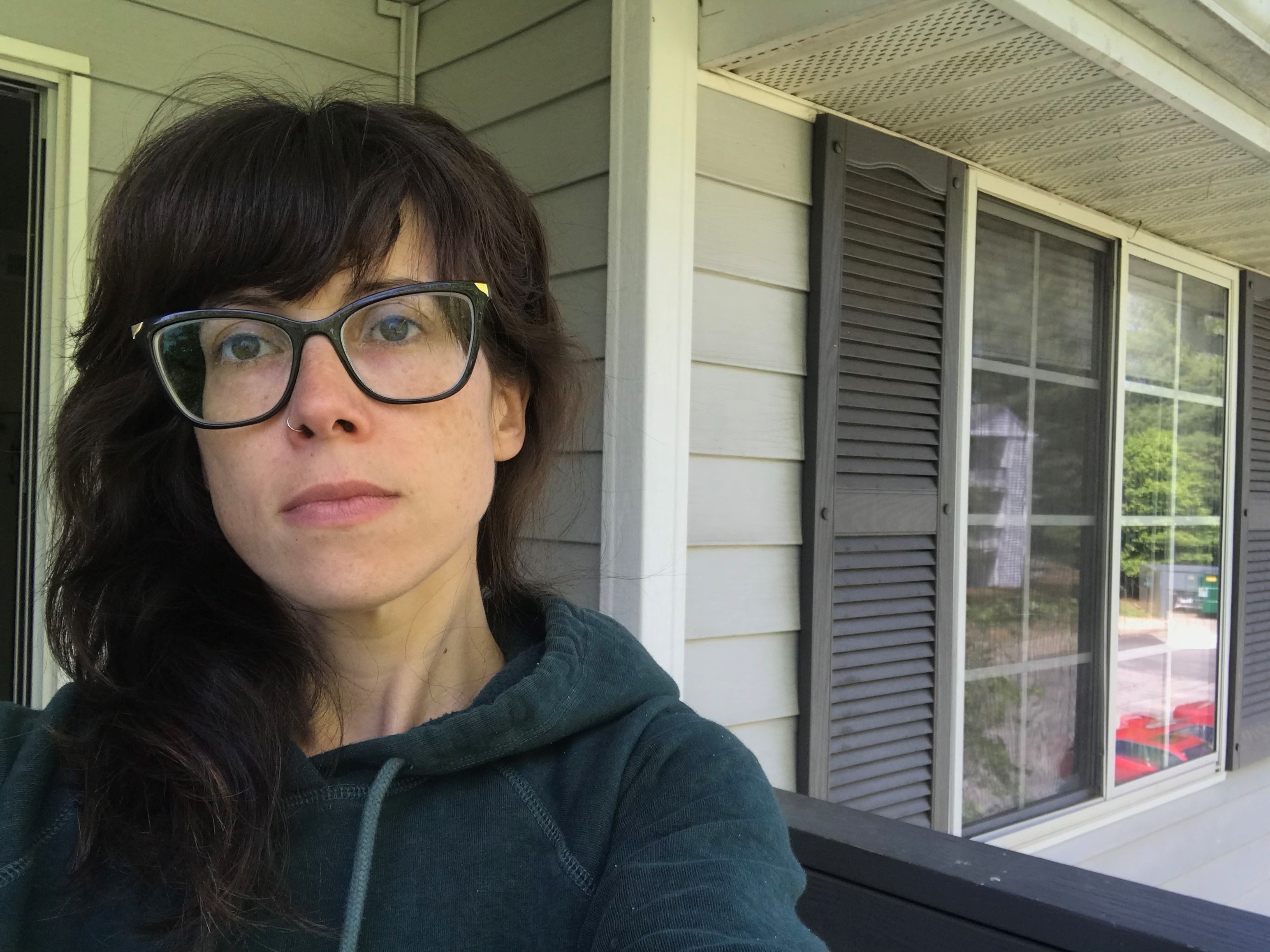 caption: "It's really intense and it's really frightening," says Nicolena Loshonkohl in Roanoke, Va. She's a single mom with a 2-year-old daughter and lost her job at a hair salon a month ago. Loshonkohl is still waiting on the bulk of her unemployment benefits to start.