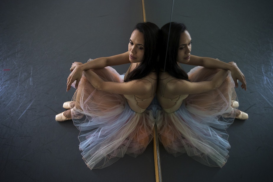 caption: Noelani Pantastico poses for a portrait on Thursday, May 23, 2019, at the Phelps Center in Seattle.