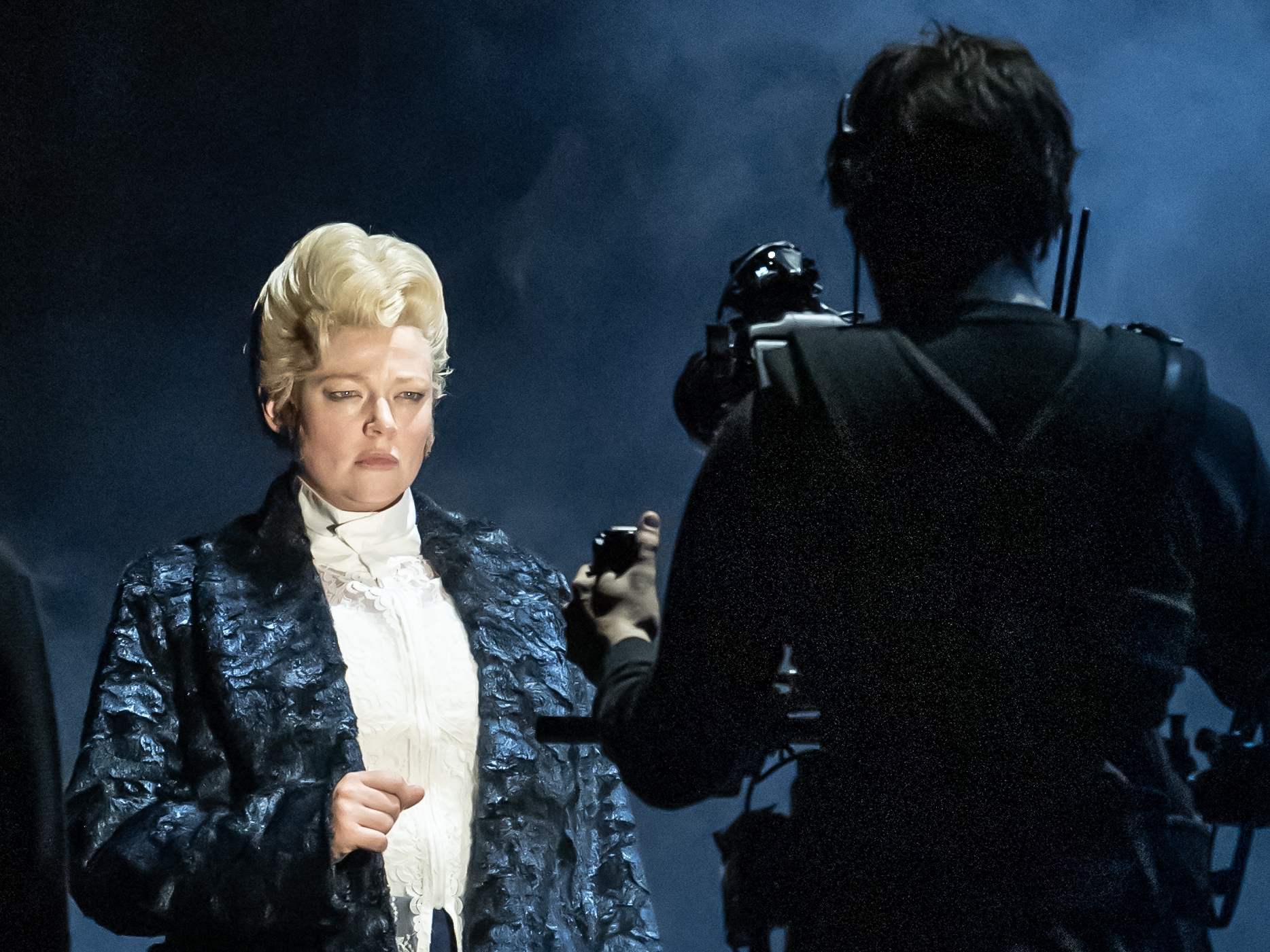 caption: "I don't know what comes after this, what tops this over stimulation of characters," Sarah Snook says of her work in <em>The Picture of Dorian Gray.</em>