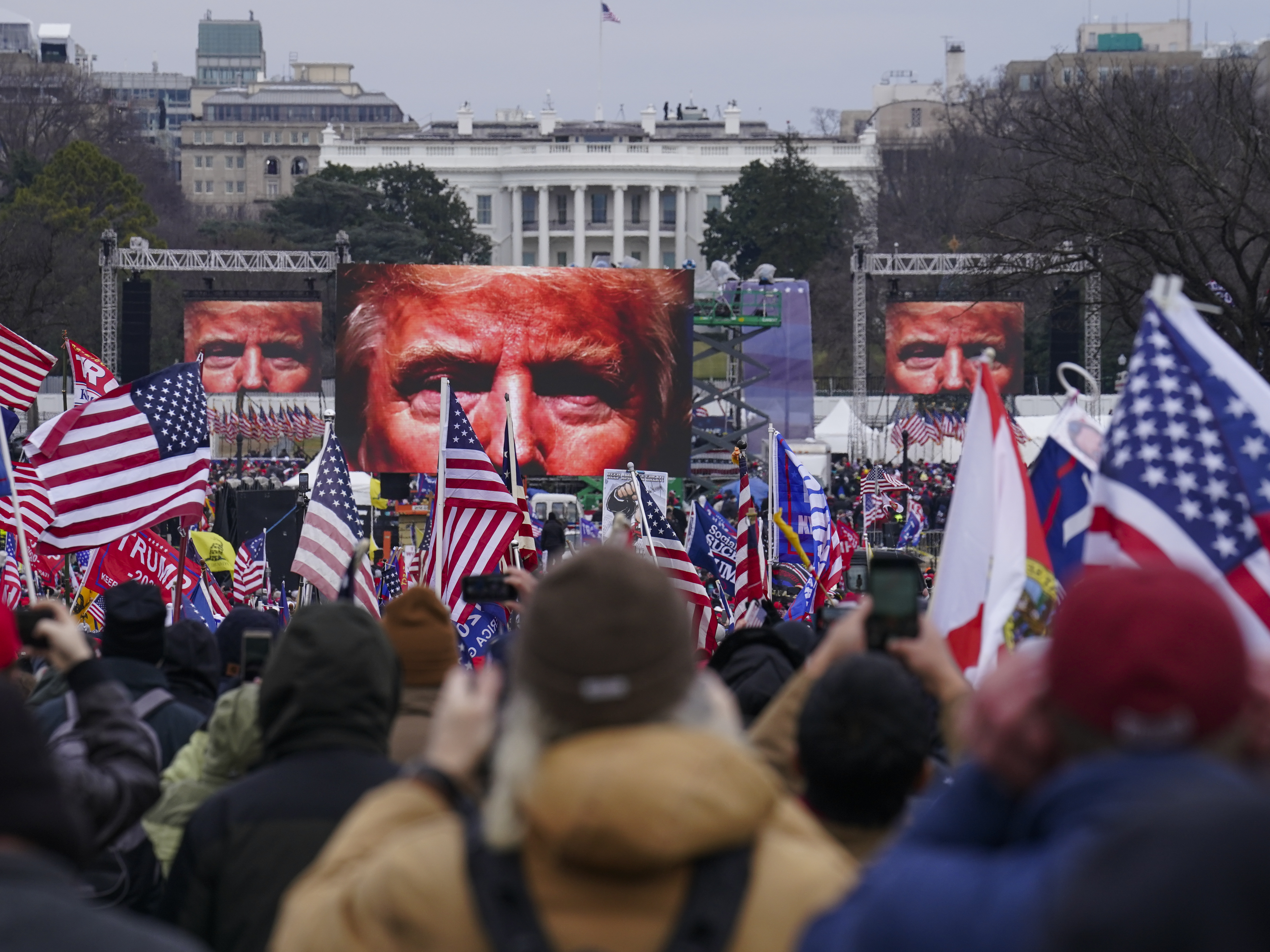 caption: The Colorado Supreme Court ruled that Donald Trump's actions on and around Jan. 6 disqualify him from the presidency and from appearing on the state's 2024 primary ballot.
