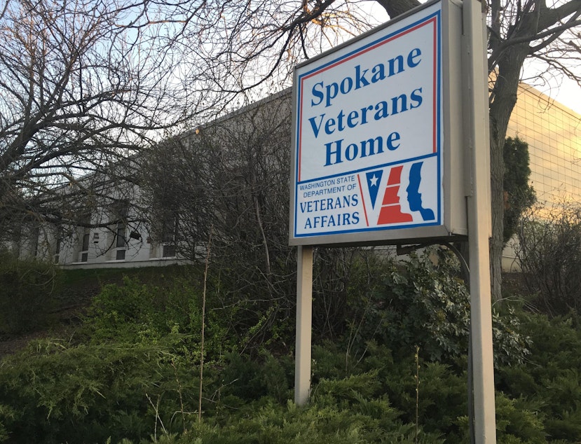 caption: Washington's Dept. of Veterans Affairs confirmed a resident's coronavirus-related death at the Spokane Veterans Home, the first at a Washington veterans facility.