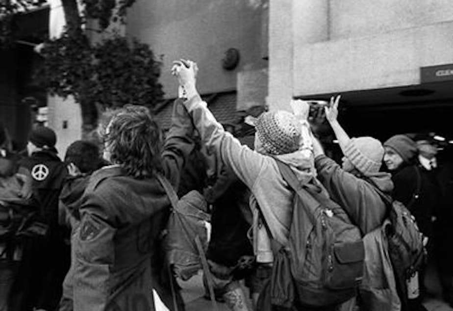 caption: WTO protests, 1999