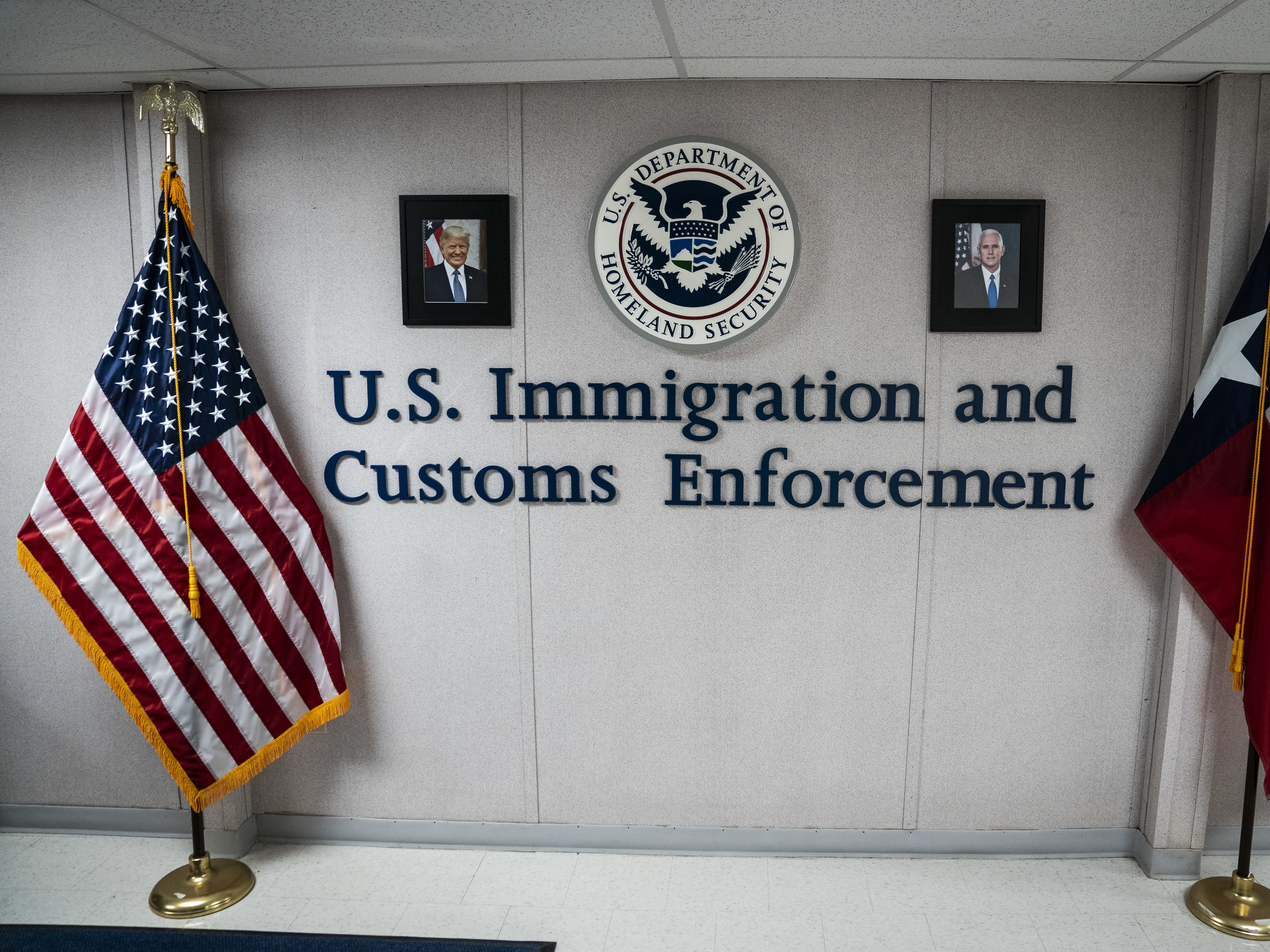 caption: U.S. Immigration and Customs Enforcement.