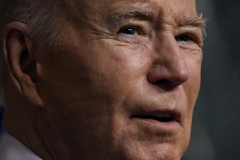 caption: President Biden called Israeli Prime Minister Benjamin Netanyahu on Thursday to express concerns about Israeli strikes that killed aid workers and humanitarian conditions in Gaza.