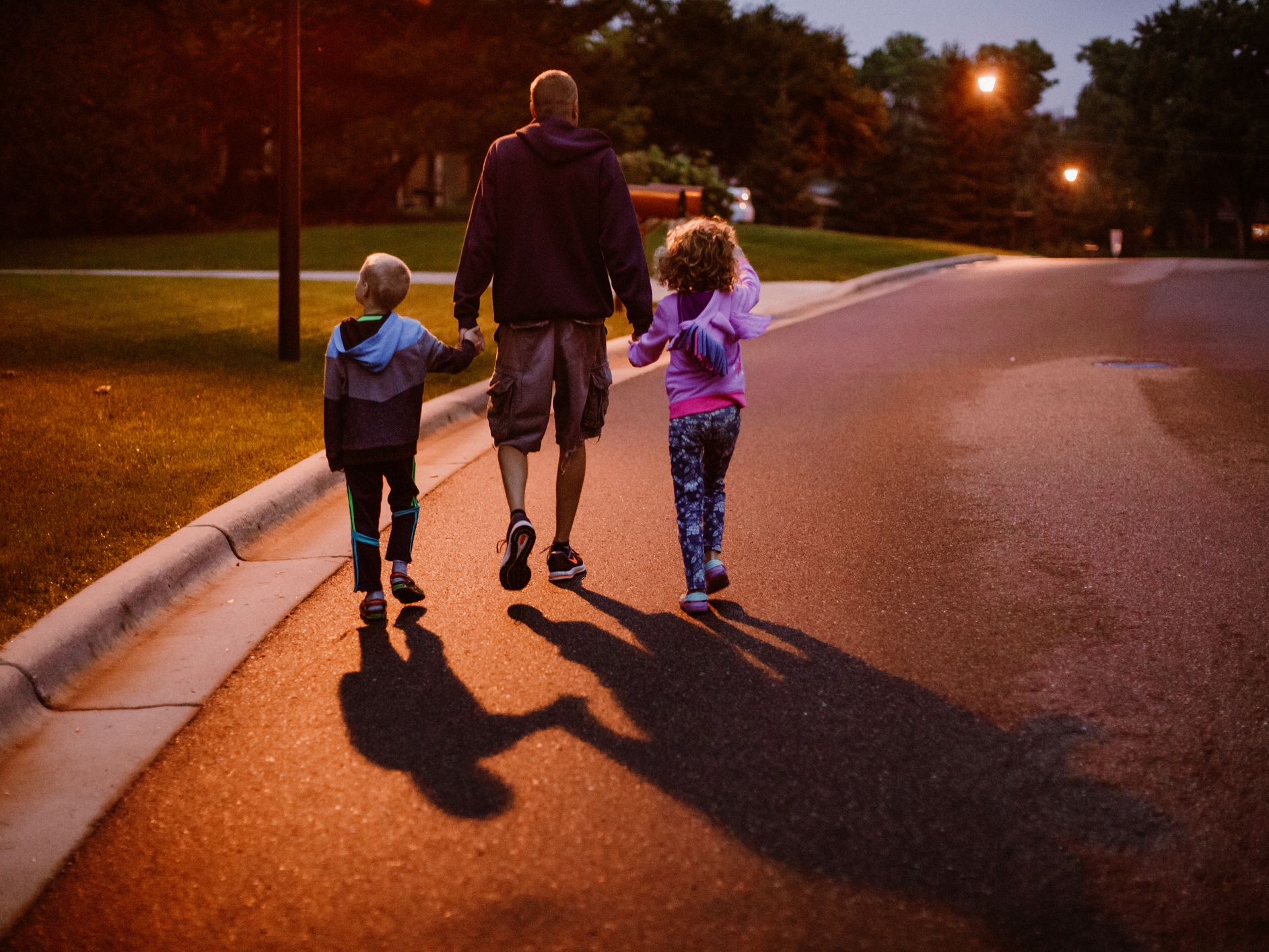 caption: Even a short walk around the block after dinner aids digestion, helps regulate blood sugar and promotes a better night's sleep.