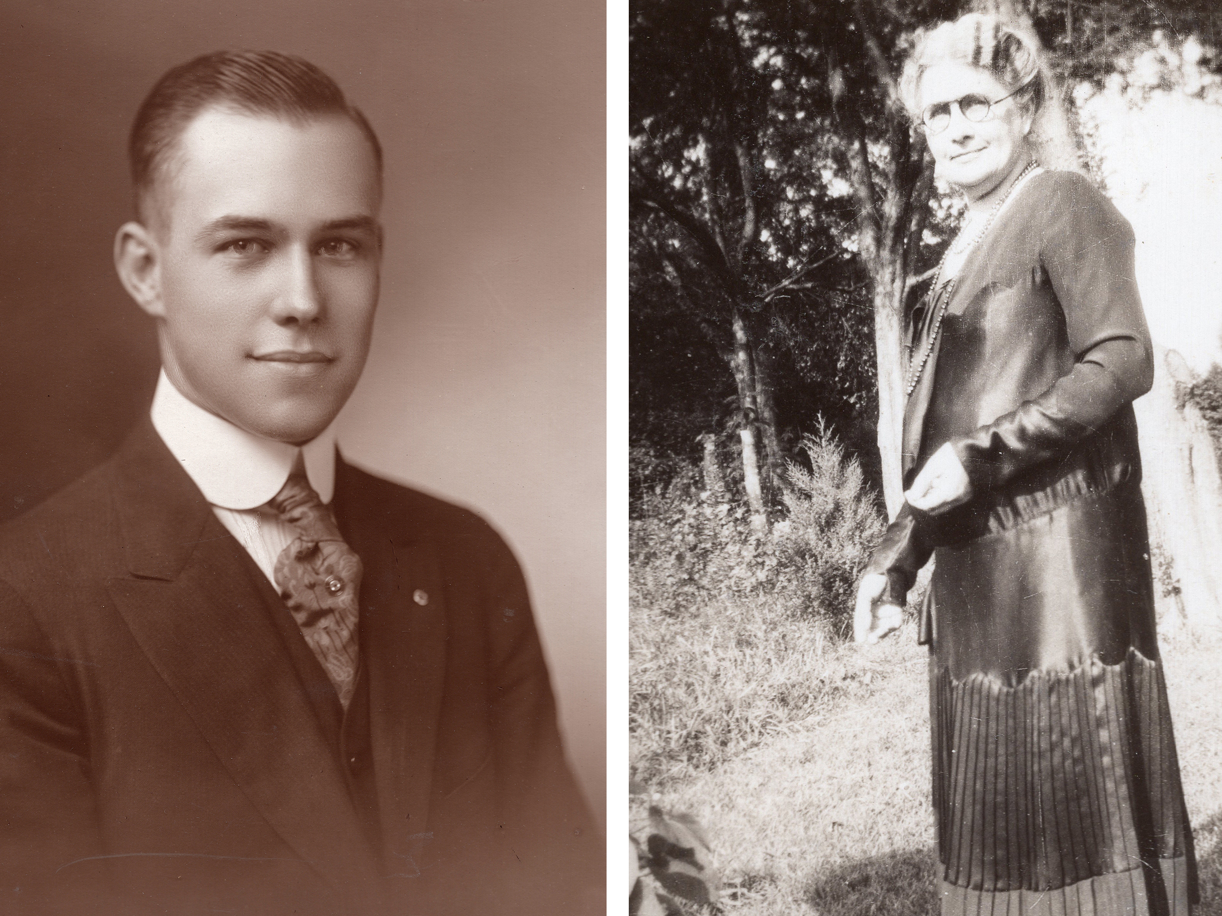 caption: Tennessee freshman delegate Harry Burn and his mother Febb, who urged him to vote for the 19th amendment in a letter.