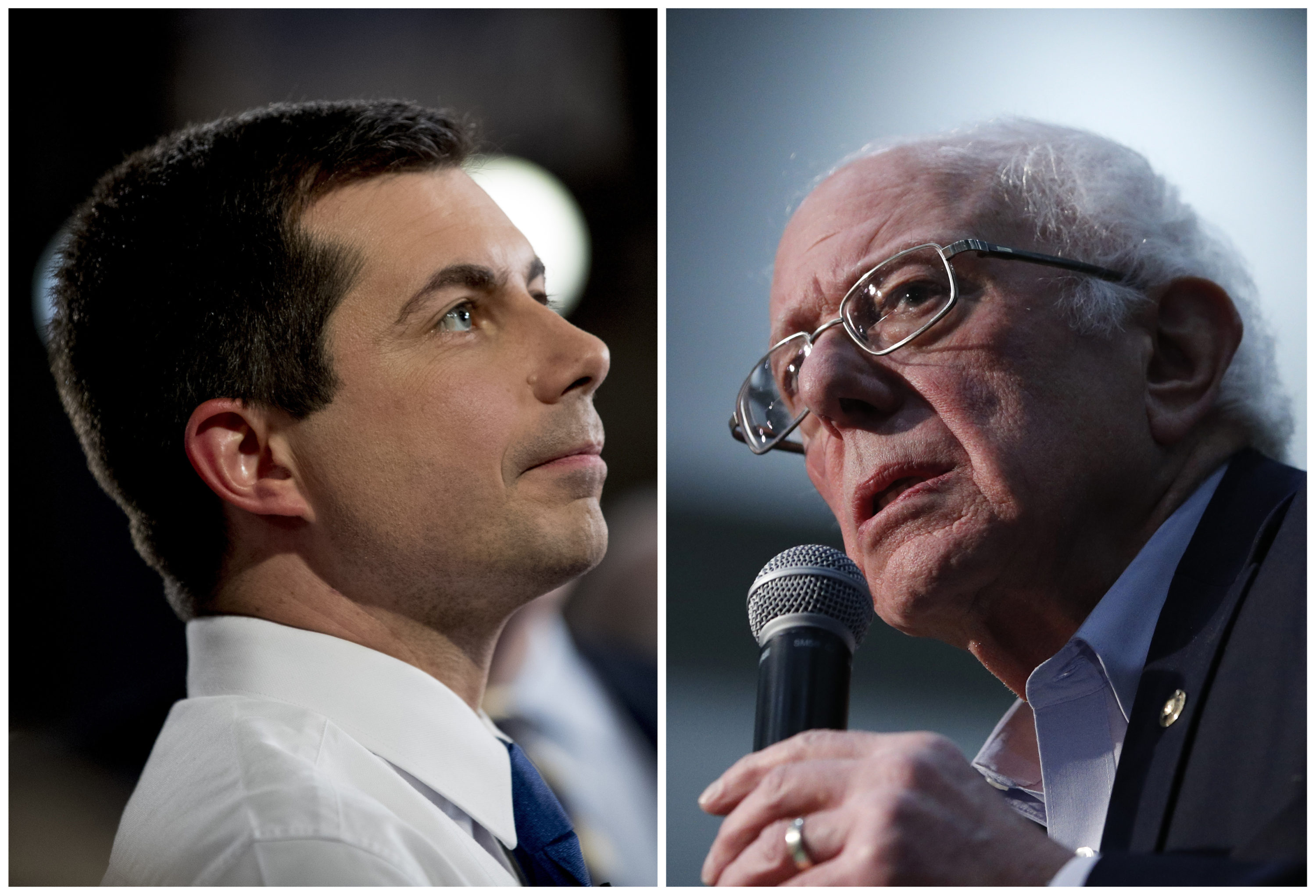 caption: We discuss how Sanders and Corbyn are alike and different, and the similarities and differences between Macron and Buttigieg. (AP)