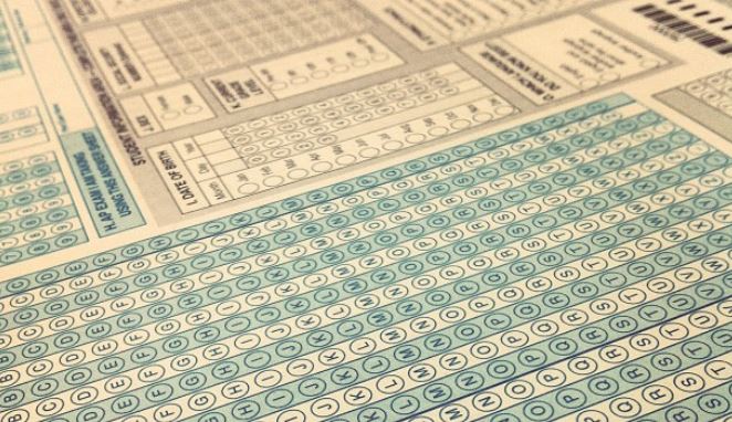 caption: When district officials noticed heavy erasure marks on tests from Beacon Hill International School, they became suspicious. 