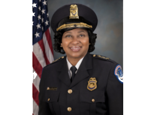 caption: Assistant Chief Yogananda<strong> </strong>Pittman was designated as acting chief of U.S. Capitol Police on Jan. 8. She joined the force in 2001.