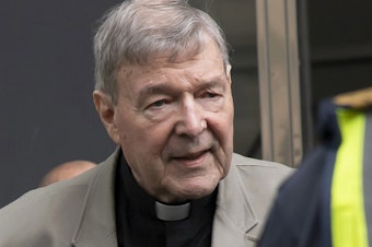 caption: Cardinal George Pell, seen earlier this month, has been sentenced to six years in prison by a Melbourne, Australia, court for the sexual abuse of two children more than 20 years ago.