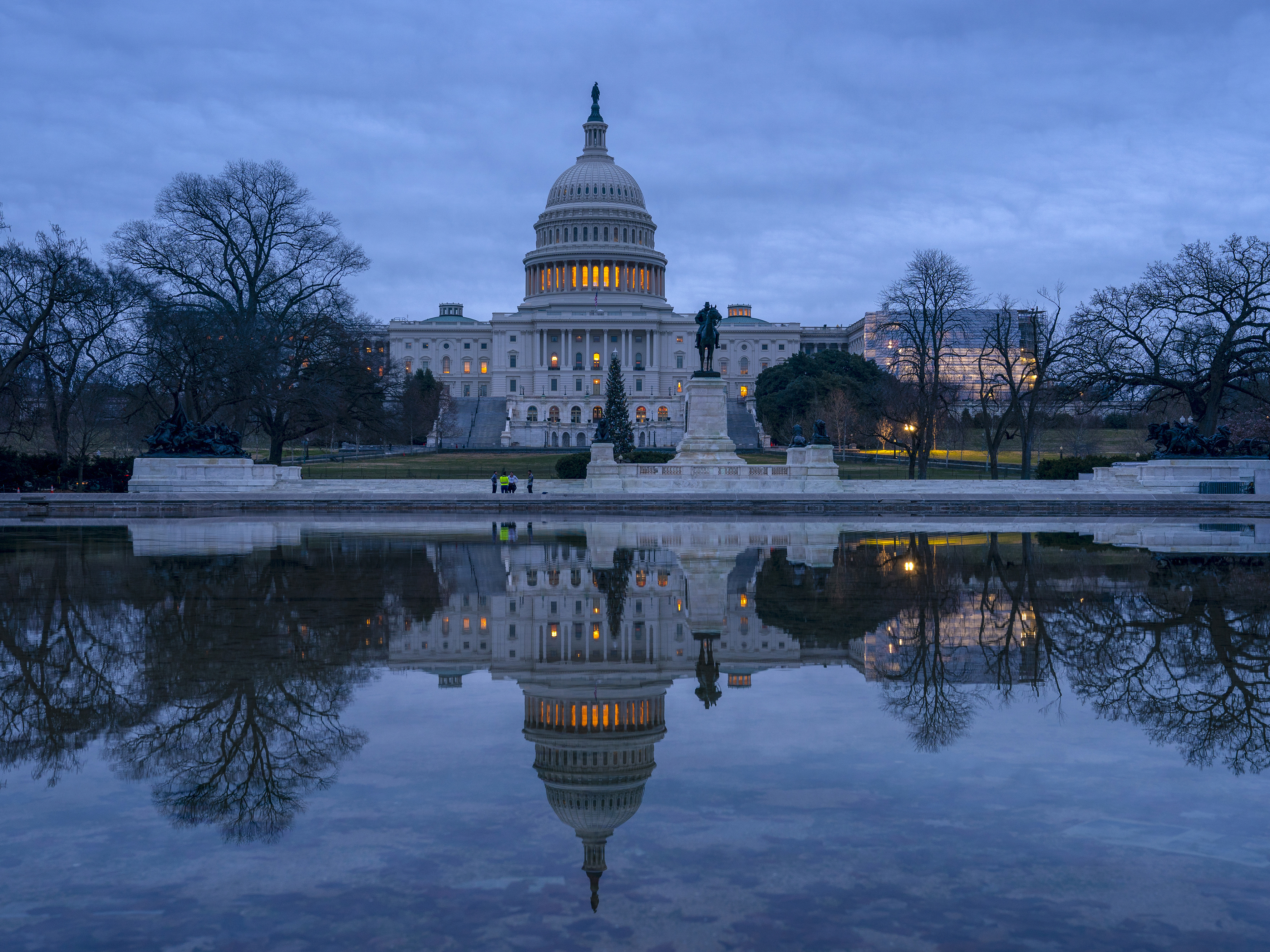 caption: Unless the Senate goes along with a House passed funding bill the government will partially shutdown 12:01 am Saturday