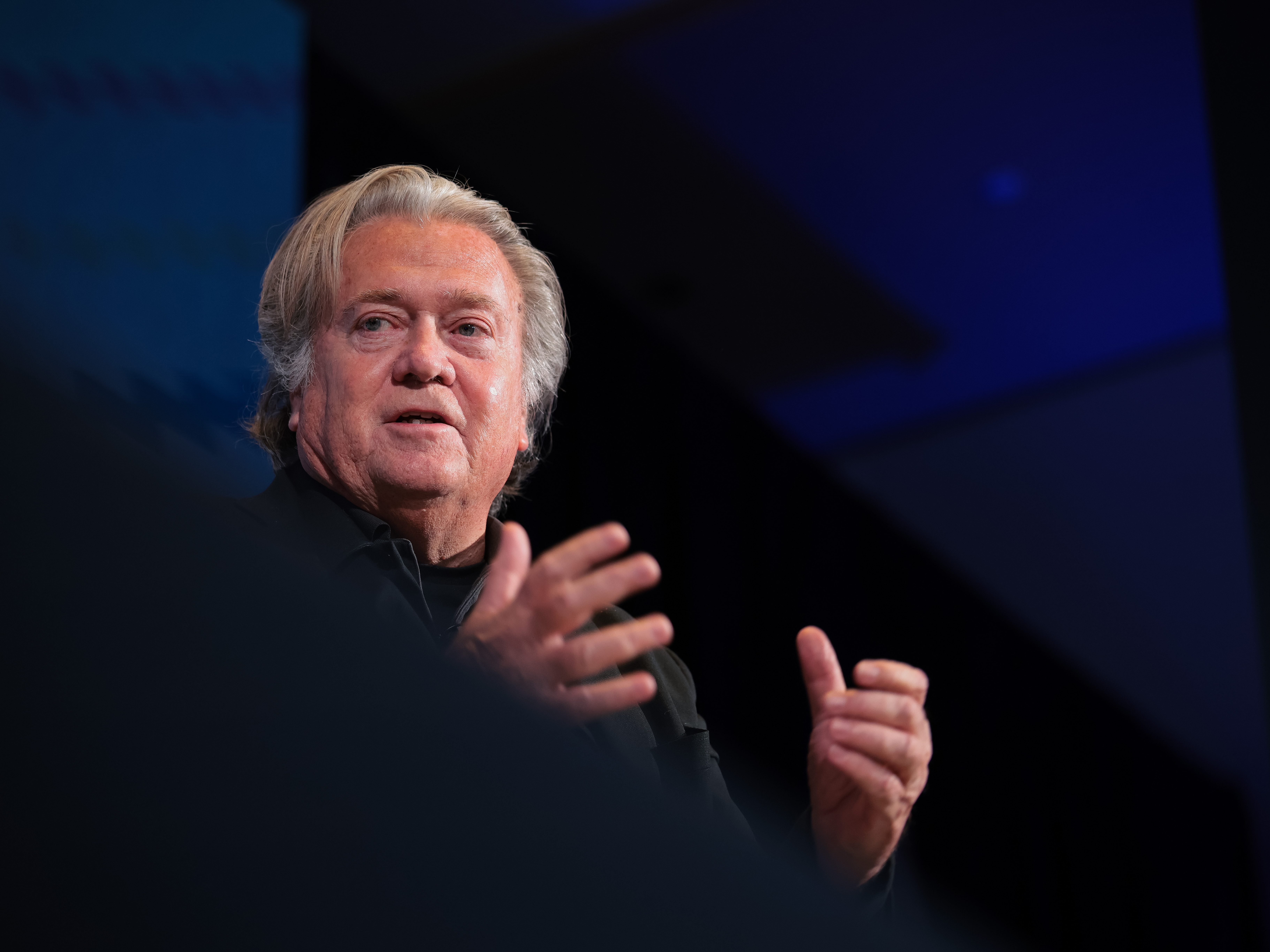 caption: Steve Bannon was a prominent figure in President Trump's first administration.