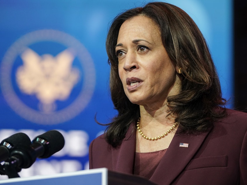 caption: Vice President-elect Kamala Harris will leave her Senate seat on Monday, but when she's sworn in to her new office on Wednesday, Harris will take on a very powerful tiebreaking role in the chamber.